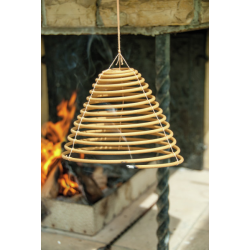 Berk Traditionelle Räucherspirale – naturrein, ohne ätherische Öle, 1 Tag Duft