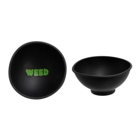 Silicone mixing bowl, Weed design, ø 70x30mm