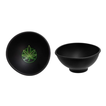 Bol mélangeur en silicone Hemp Leaf Design, ø 70x30mm