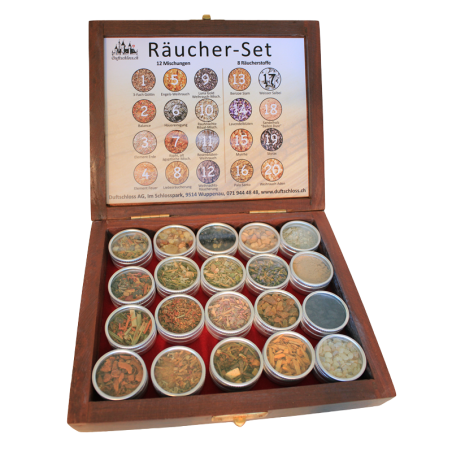 Incense set with 20 incense sticks