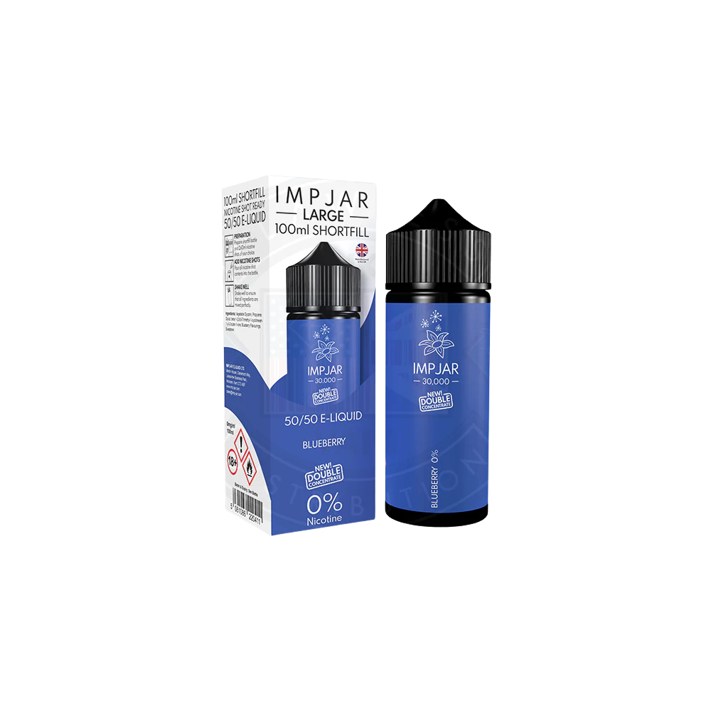 Blueberry Double Concentrate Shortfill, 100ml