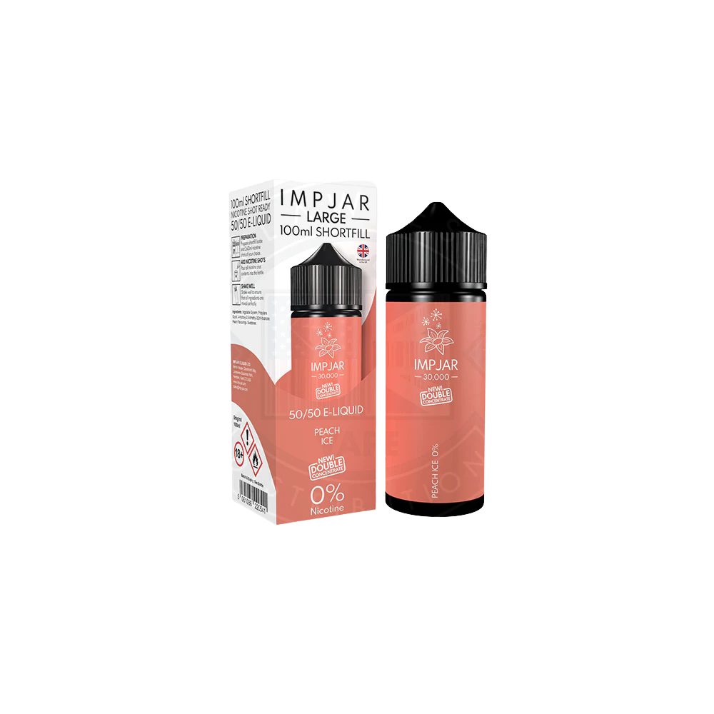 Peach Ice Double Concentrate Shortfill, 100ml