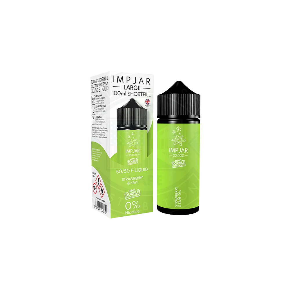 Strawberry & Kiwi Double Concentrate Shortfill, 100ml