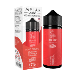 Strawberry Raspberry & Cherry Ice Double Concentrate Shortfill, 100ml