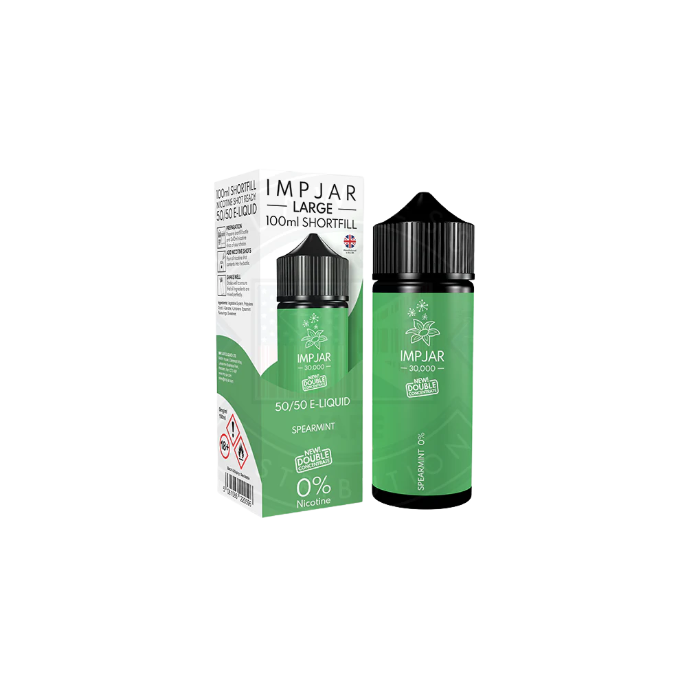 Spearmint Double Concentrate Shortfill, 100ml