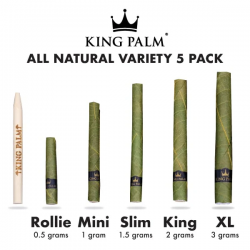 King Palm Variety Pack – 5 Blunt Cones