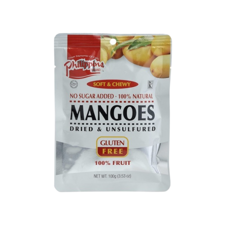 Philippine Brand Getrocknete Mango - 100 g - Ungeschwefelt