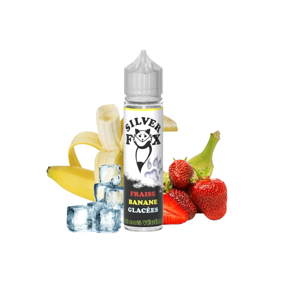 Silver Fox - Fraise Banane Glacées, 50ml