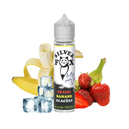 Silver Fox - Fraise Banane Glacées, 50ml