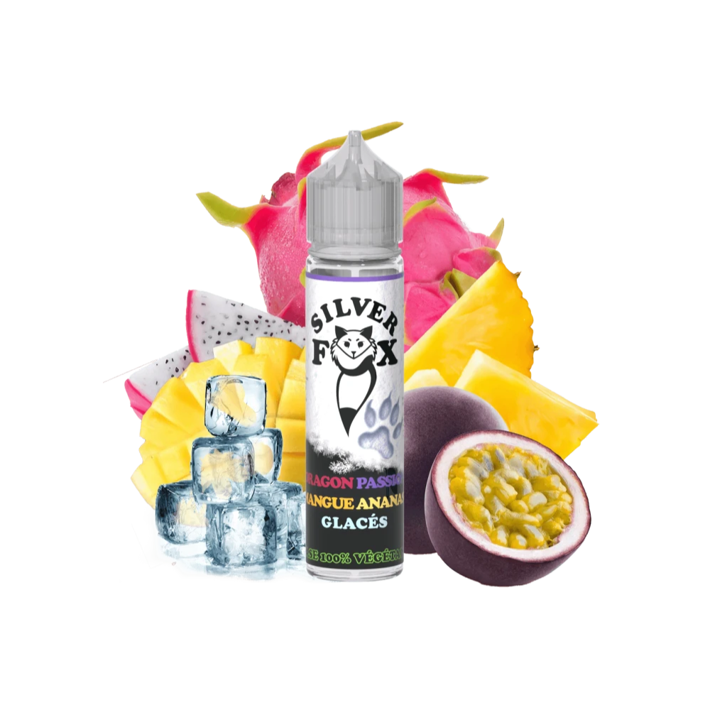 Silver Fox - Dragon Passion Mangue Ananas Glacés , 50ml