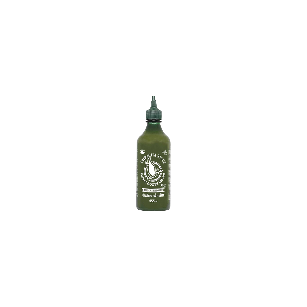 Flying Goose Sriracha Chilisauce mit Hanf -  455 ml