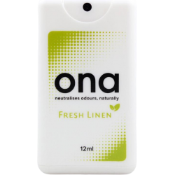 Ona Spray Card – Fresh Linen - Geruchsneutralisierer im Taschenformat