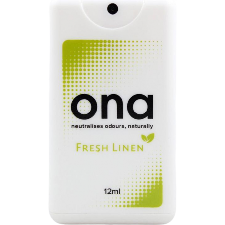 Ona Spray Card – Fresh Linen - Neutralisateur d'odeurs au format de poche