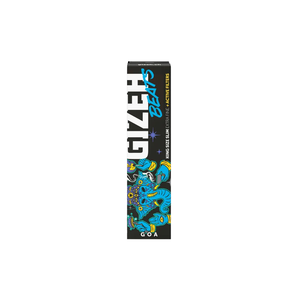 Gizeh Beats Swiss Edition - Black Slim + Slim Aktivkohlefilter