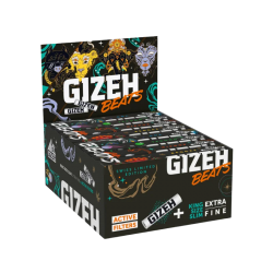 Gizeh Beats Swiss Edition - Black Slim + Slim Aktivkohlefilter