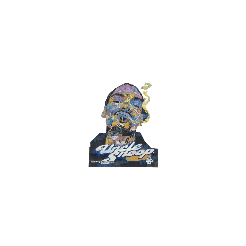 Mylar Zip Bags UNCLE SNOOP - 130×155mm - 100 pcs.