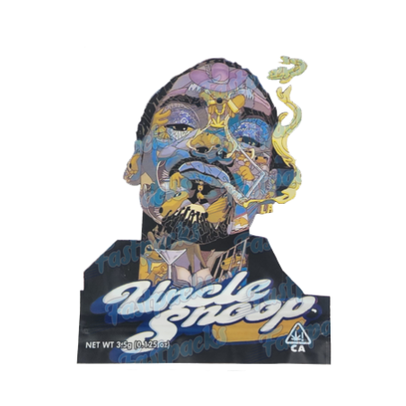 Sachets Mylar Zip UNCLE SNOOP - 130×155mm - 100 pièces