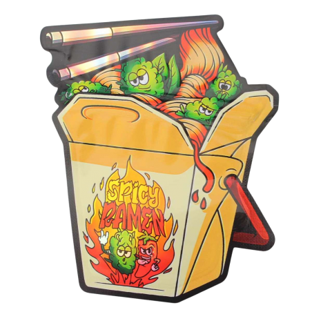 Mylar Zip Bags SPICYRAMEN - 90×113mm - 100 pcs.
