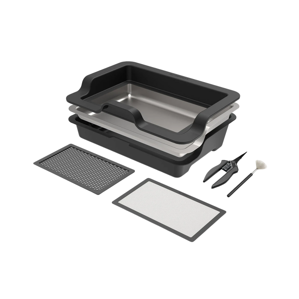 AC Infinity Large trim tray system – 3-tray & 2-screen set