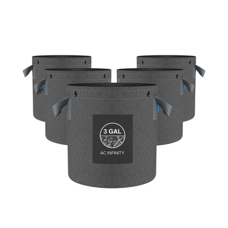 AC Infinity Pots en tissu 11 litres – lot de 5