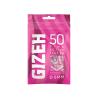Gizeh Pink Activated charcoal Filter 6mm - 50 pcs.