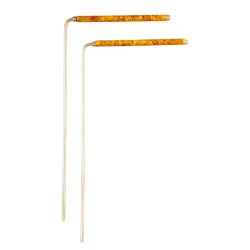 Berk Baguettes de sourcier en laiton avec poignées en cuivre – 22 cm (paire)