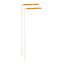berk Baguettes de sourcier en laiton avec poignées en cuivre – 34cm (paire)