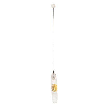 Berk Tensor en cristal de roche avec fleur de vie