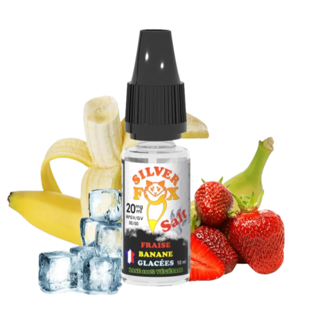 Silver Fox - Fraise Banane Glacées, 10ml