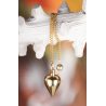 Berk Pendule goutte – laiton doré – 24 mm