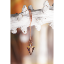 Berk Cone pendulum – brass, copper-plated – 22 mm