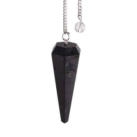 Berk Pendule hexagonale – Tourmaline noire – 45mm