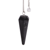 Berk Pendule hexagonale – Tourmaline noire – 45mm