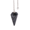 Berk Hexagonal pendulum – hematite – 45mm