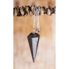 Berk Pendule hexagonal – hématite –  45 mm