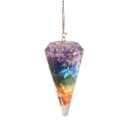 Berk Chakra Pendulum – Orgonite – 54mm