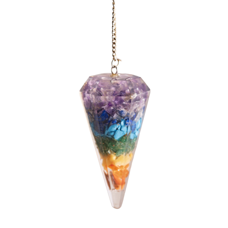 Berk Chakra Pendulum – Orgonite – 54mm