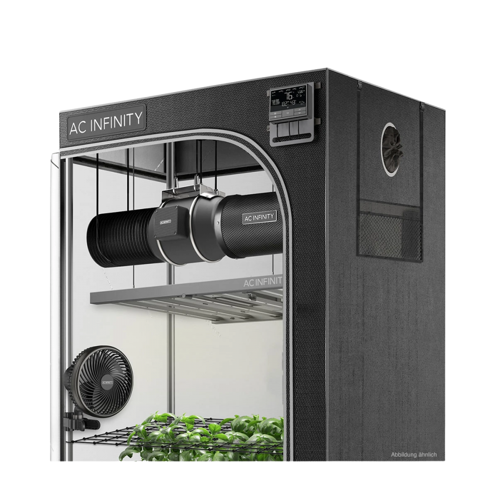 AC Infinity Système de tente Advance Grow 90x90x180 PRO, kit pour 3 plantes - Édition Greendoor