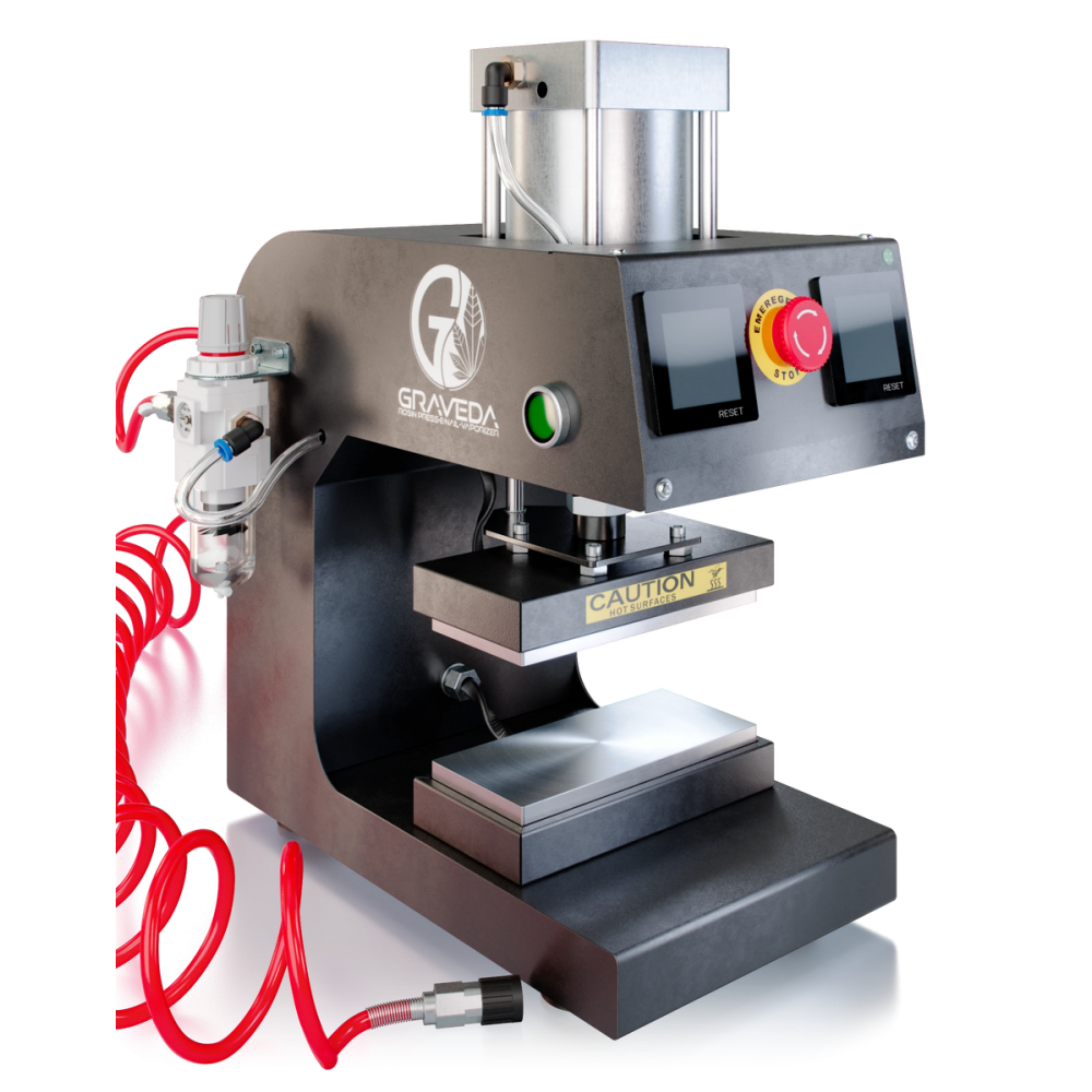 Graveda Pneumatic Rosin Press 5T with 5-tonne cylinder