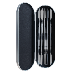Graveda Dabbing tool set – 5 identical dabbing tools in an aluminium case