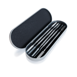 Graveda Dabbing tool set – 5 identical dabbing tools in an aluminium case