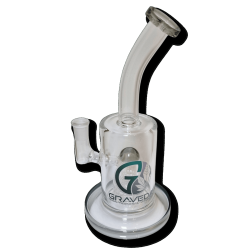 Graveda Dabbing Rig mit Schlitzdiffusor – Ölbong aus Borosilikatglas