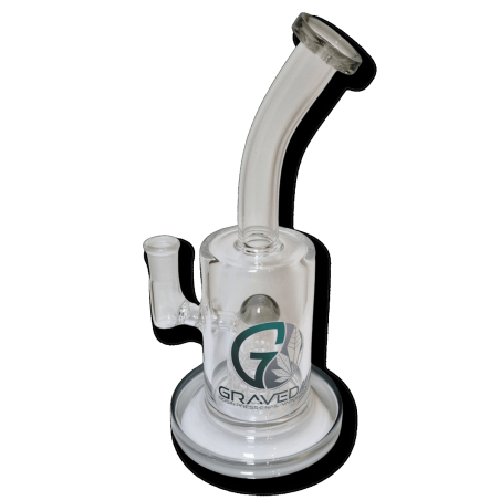 Dabbing Rig avec diffuseur à fentes – bong à huile en verre borosilicaté