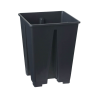 Topf Viereckig 3,4 L 15x15 cm, mit Rillen