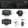 AC Infinity Cloudline PRO A6, quiet inline fan system with speed controller, 150 mm
