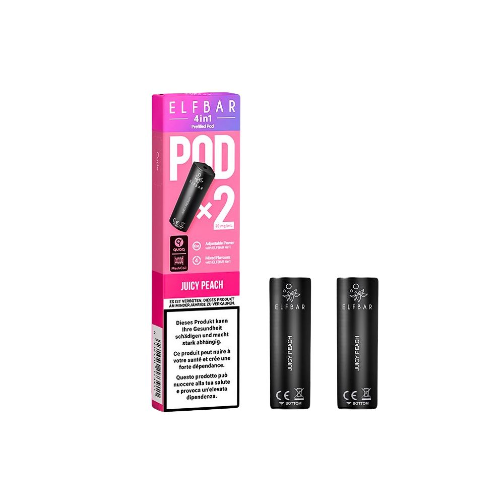 Elfbar Pod 4 en 1, Juicy Peach