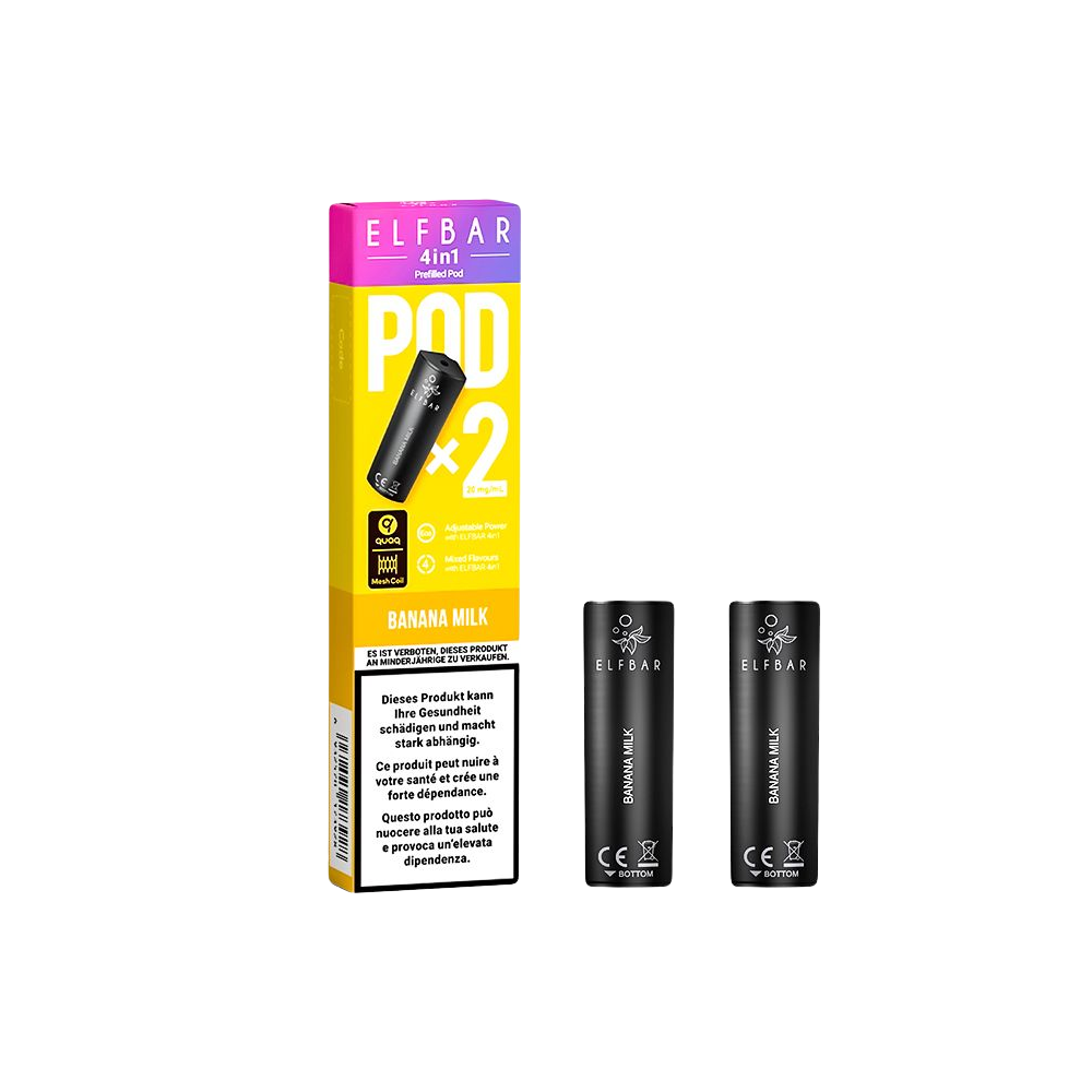 Elfbar Pod 4 en 1, Banana Milk