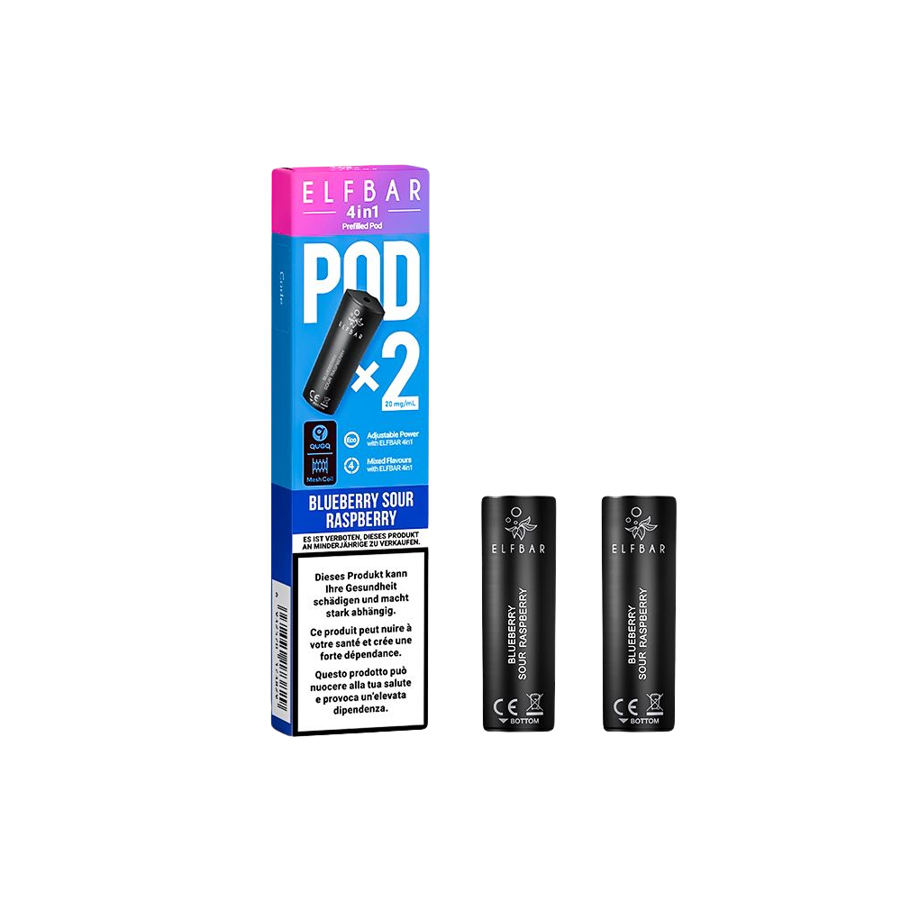 Elfbar 4in1 Pod, Blueberry Sour Raspberry