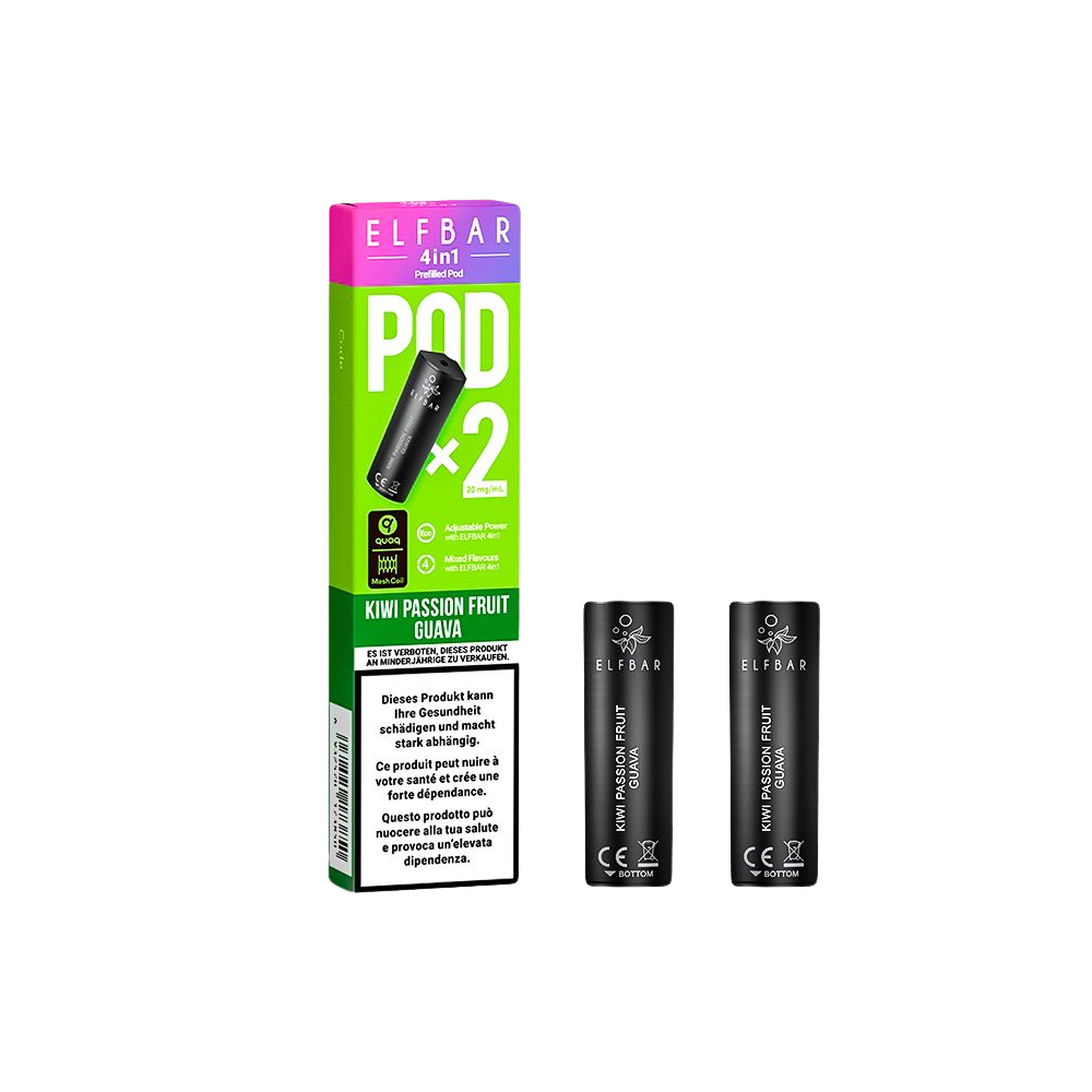 Elfbar 4in1 Pod, Kiwi Passionfruit Guava
