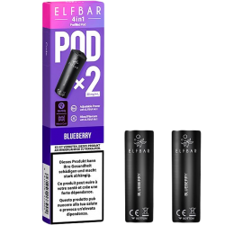 Elfbar Pod 4 en 1, Blueberry